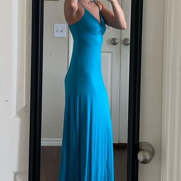 Soma light blue stretchy maxi dress - Picture 3 of 6